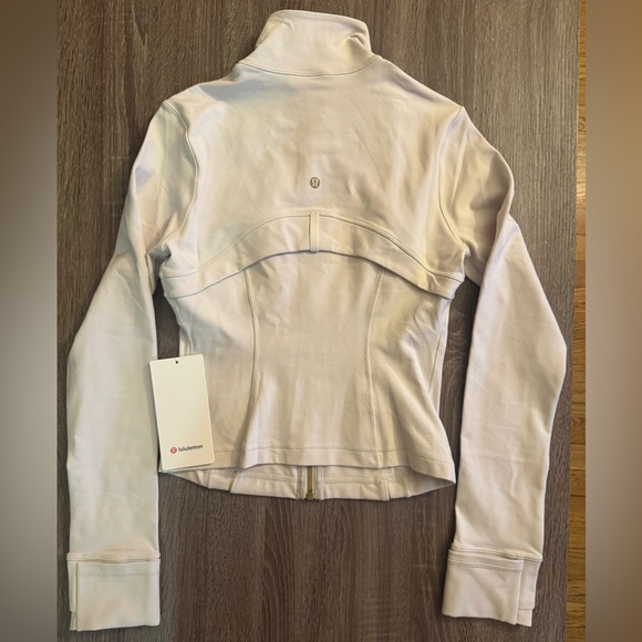 Lululemon cropped define jacket, Bone. Size 6. Limited holiday sparkle edition. - Picture 5 of 12